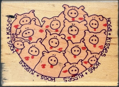 Inkadinkado hogs kisses pig - hogs, +